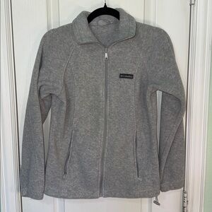 Columbia Light Gray Fleece Jacket